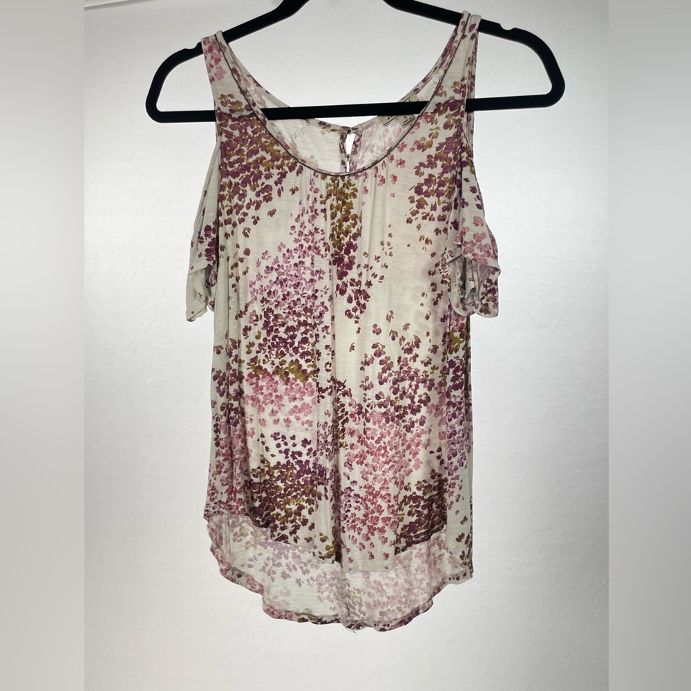 Lucky Brand cold shoulder tee